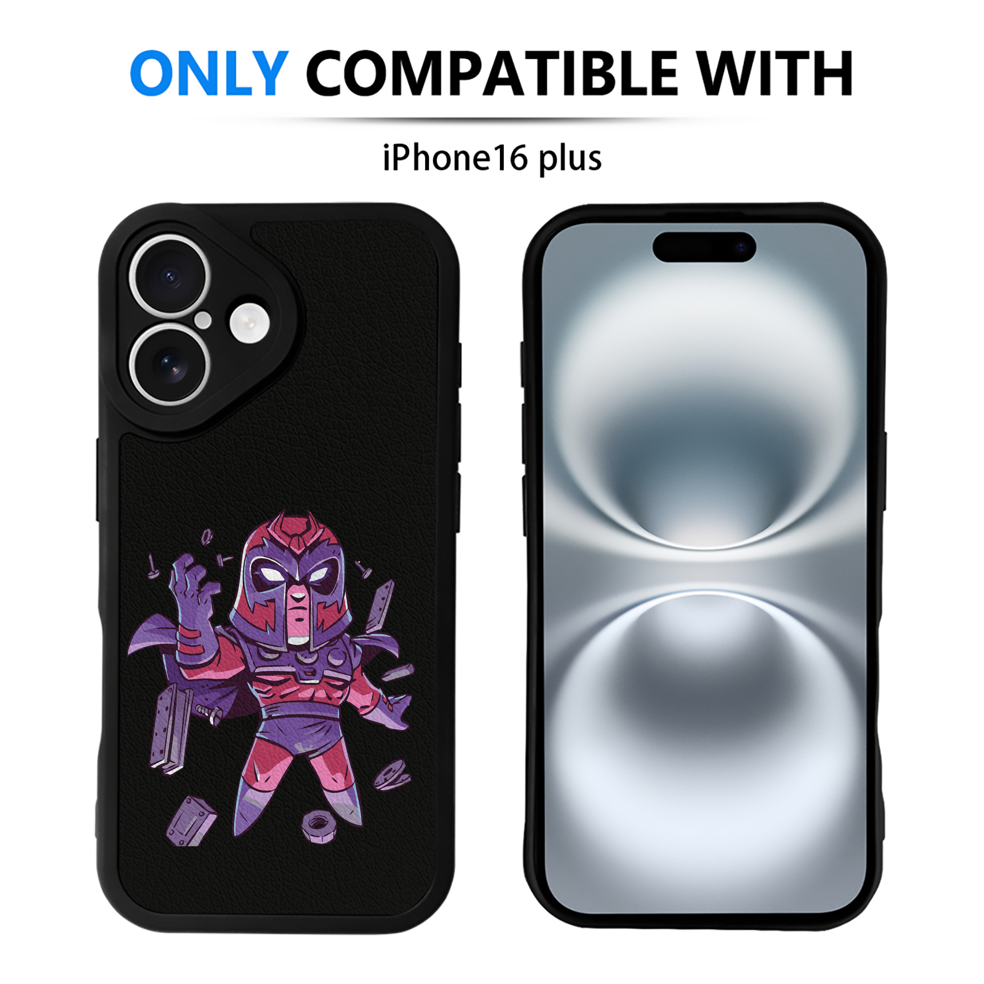 （画像用） アベンジャーズ The Avengers 【iPhone 16シリーズ対応】シリコンスマホケース（レザー調） 材質：シリコン